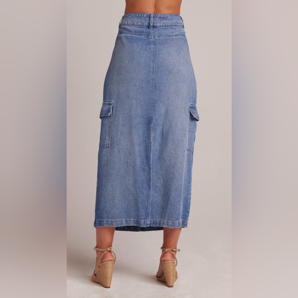 274. J. Jill Denim Women’s Cargo Midi Skirt - Picture 14 of 15